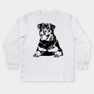 Rottweiler Kids Long Sleeve T-Shirt